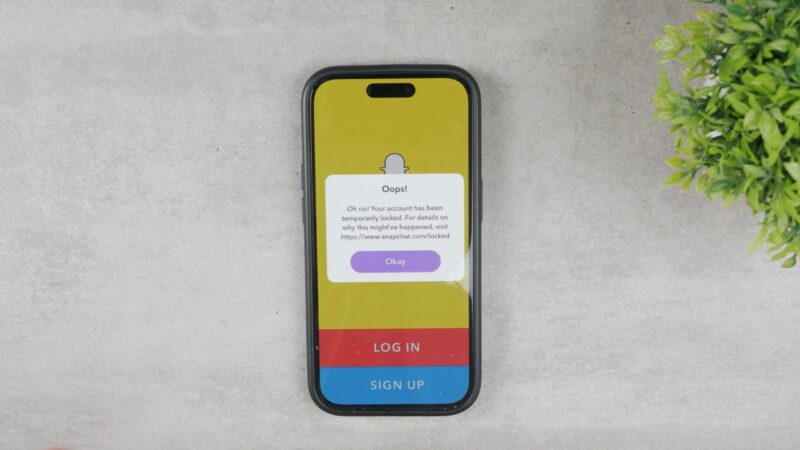 Snapchat Account Locked tricks